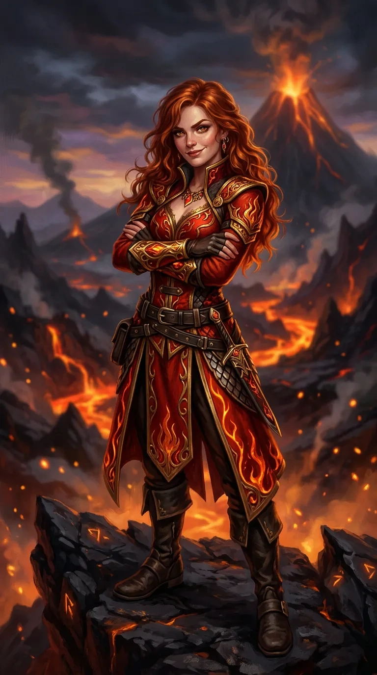 Zara — Flame-kissed